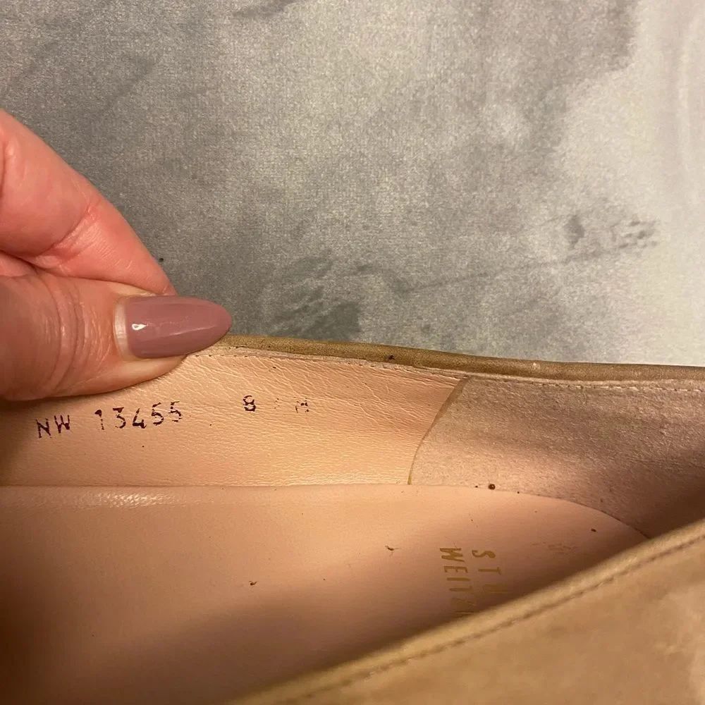 Stuart Weitzman suede flats, size 8 - Picture 8 of 8